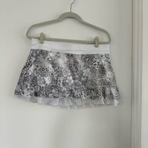 Black and White Tennis/Golf Skirt